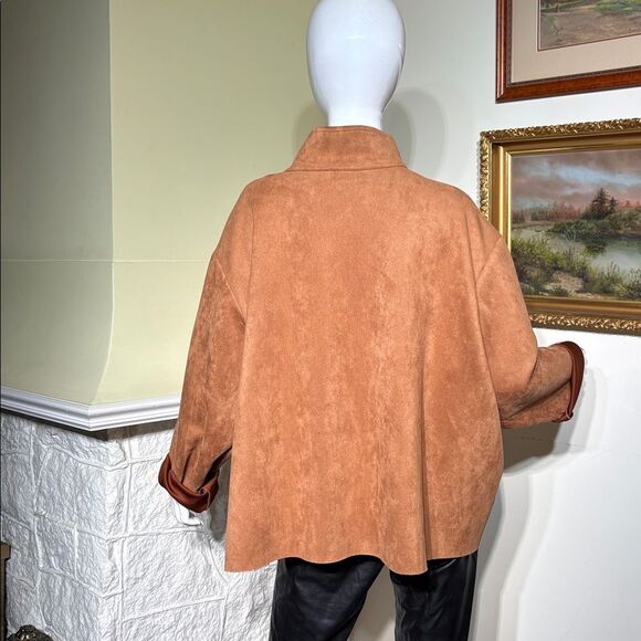 Marla Wynne Oversized Lightweight Microfibre Zip Jacket - Picture 4 of 14